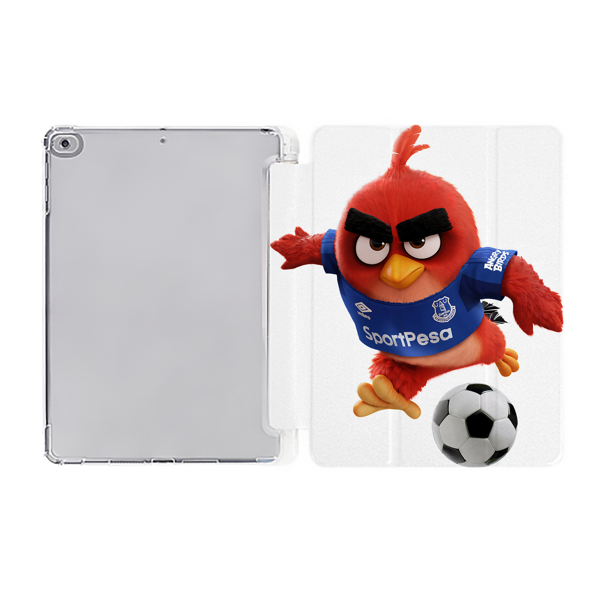 （画像用） Angry Birds アングリーバード IPad ケース ペン収納付き 三つ折りスタンド PUレザー×シリコン 対応機種9.5/10.5/10.9インチ